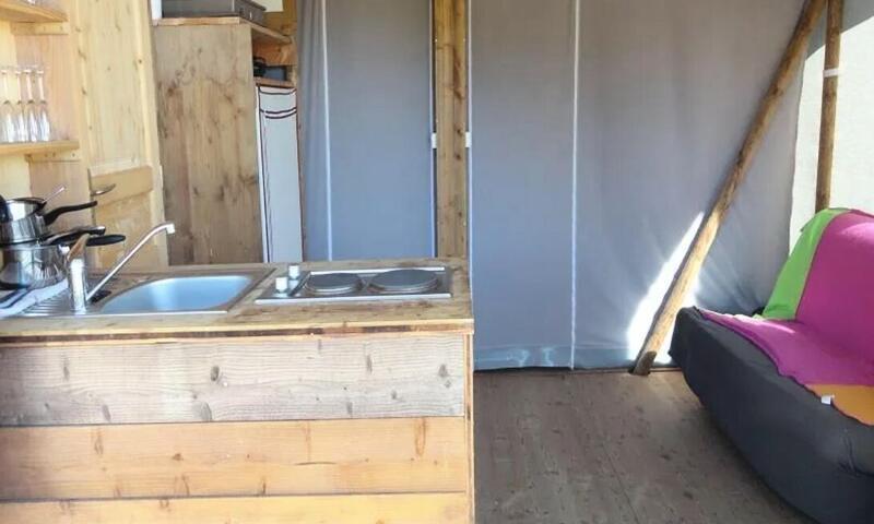 Vacanze in montagna Casa mobile 3 stanze per 4 persone (Confort 24m²) - Camping Flower l’Epi Bleu - Banon - Esteriore estate