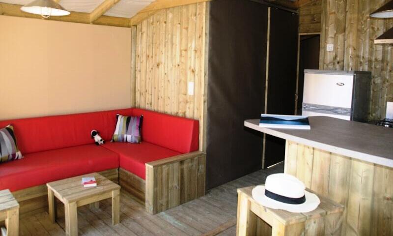 Vakantie in de bergen Chalet 3 kamers 5 personen (32m²) - Camping Flower la Beaume - Esparron-de-Verdon - Buiten zomer