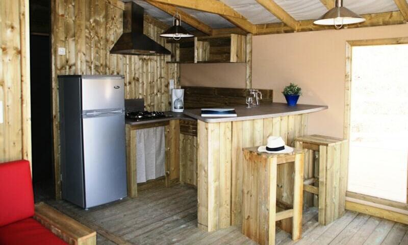 Wakacje w górach Domek górski 3 pokojowy 5 osób (32m²) - Camping Flower la Beaume - Esparron-de-Verdon - Na zewnątrz latem