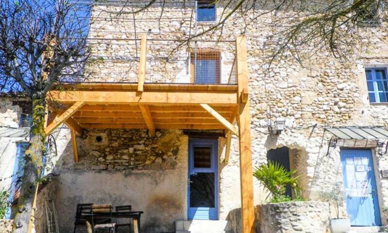 Holiday in mountain resort 0 room Mobil-Home 2 people (Confort 20m²) - Camping Flower la Beaume - Esparron-de-Verdon - Summer outside