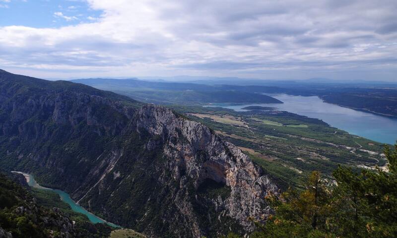 Wakacje w górach Camping Flower la Beaume - Esparron-de-Verdon - Na zewnątrz latem