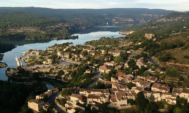 Wakacje w górach Camping Flower la Beaume - Esparron-de-Verdon - Na zewnątrz latem