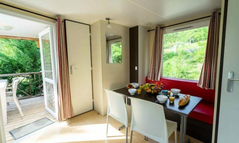 Vacanze in montagna Casa mobile 3 stanze per 4 persone (Confort 29m²) - Camping Flower le Clot du Jay - Clamensane - Esteriore estate