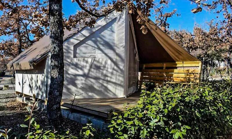Urlaub in den Bergen 3-Zimmer-Appartment für 4 Personen (17m²) - Camping Flower le Clot du Jay - Clamensane - Draußen im Sommer