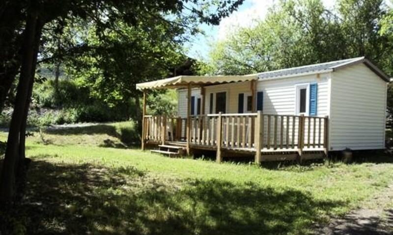 Wakacje w górach Mobil-home 3 pokojowy dla 4 osób (25m²) - Camping Flower le Clot du Jay - Clamensane - Na zewnątrz latem