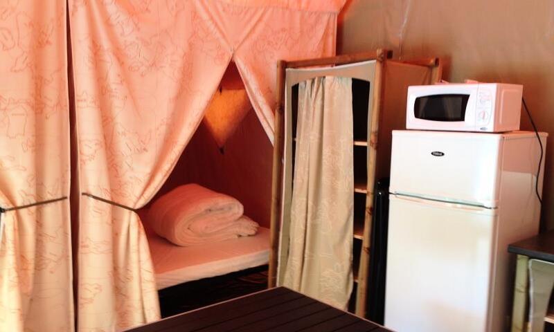 Urlaub in den Bergen 3-Zimmer-Mobilheim für 5 Personen (32m²) - Camping l'Eden de la Vanoise - Landry - Draußen im Sommer