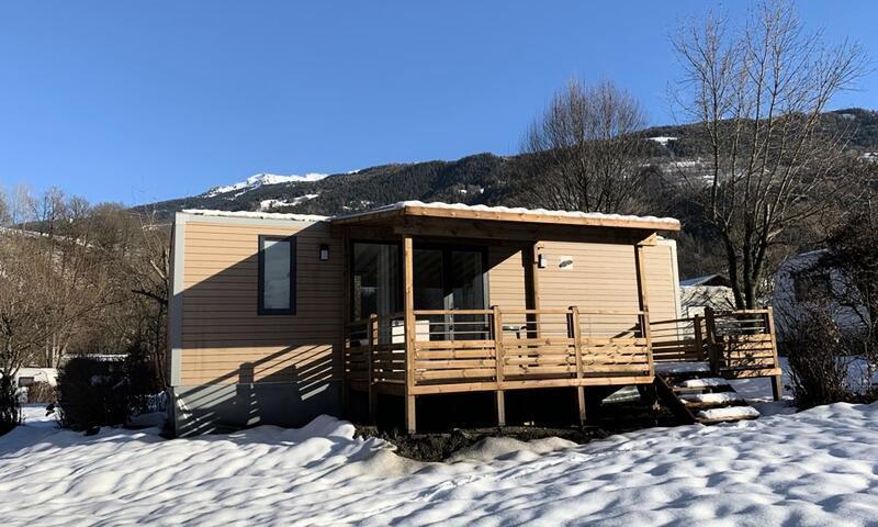 Wakacje w górach Mobil-home 4 pokojowy dla 6 osób (35m²) - Camping l'Eden de la Vanoise - Landry - Na zewnątrz latem