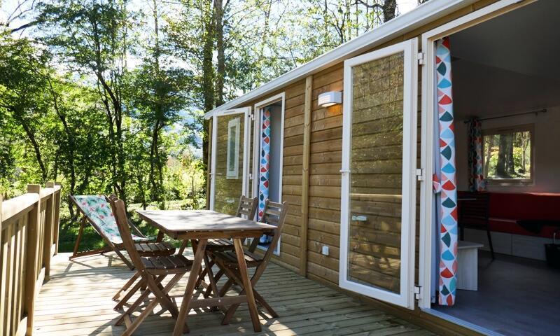 Vacanze in montagna Casa mobile 3 stanze per 4 persone (32m²) - Camping La Pène Blanche - Loudenvielle - Esteriore estate