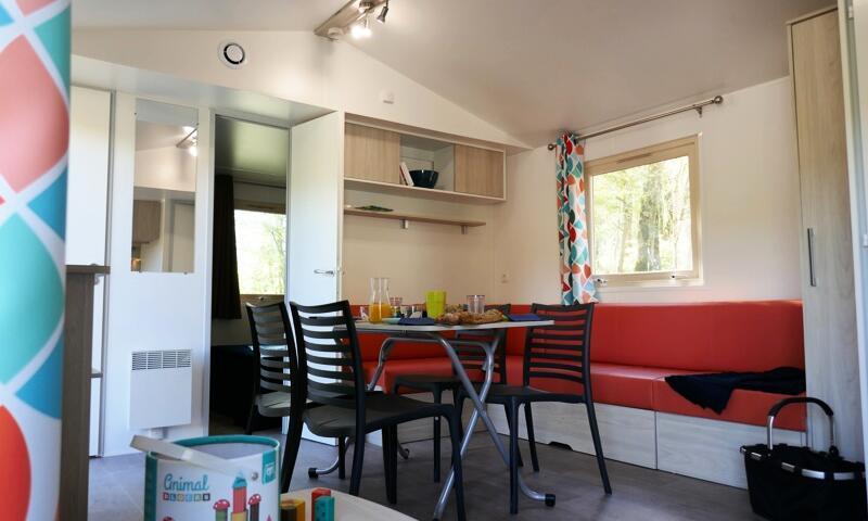 Holiday in mountain resort 3 room Mobil-Home 4 people (32m²) - Camping La Pène Blanche - Loudenvielle - Summer outside