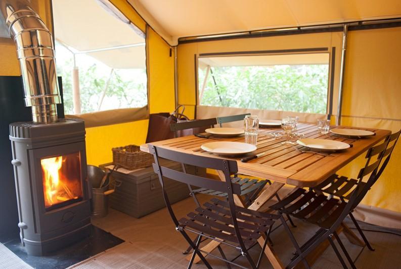 Urlaub in den Bergen 3-Zimmer-Zelt für 5 Personen (Trappeur) - Camping Lac de Serre-Ponçon - Le Lauzet-Ubaye - Unterkunft