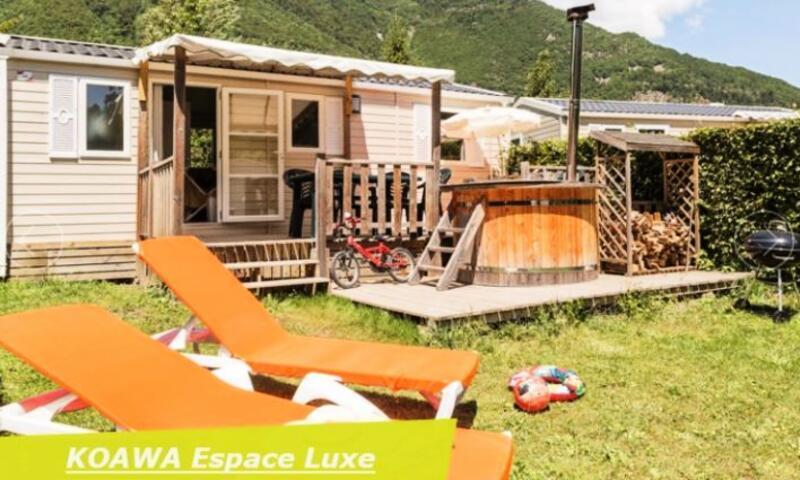 Vacanze in montagna Casa mobile 4 stanze per 6 persone (31m²) - Camping Le Château de Rochetaillée - Le Bourg-d'Oisans - Esteriore estate