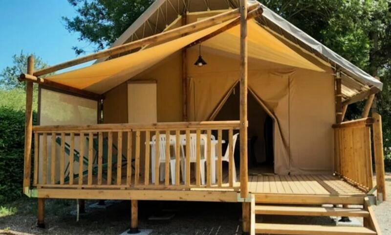 Wakacje w górach Mobil-home 3 pokojowy dla 5 osób (25m²) - Camping Le Colombier - Culoz - Na zewnątrz latem