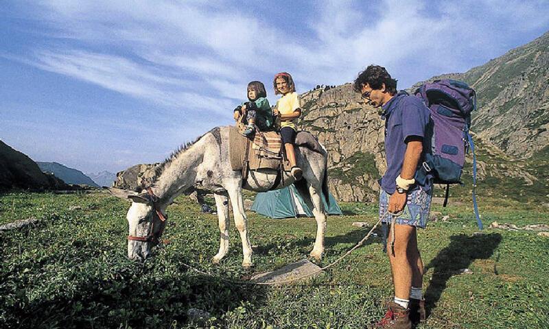 Holiday in mountain resort Camping Le Pas de l'Ours - Aston - Summer outside