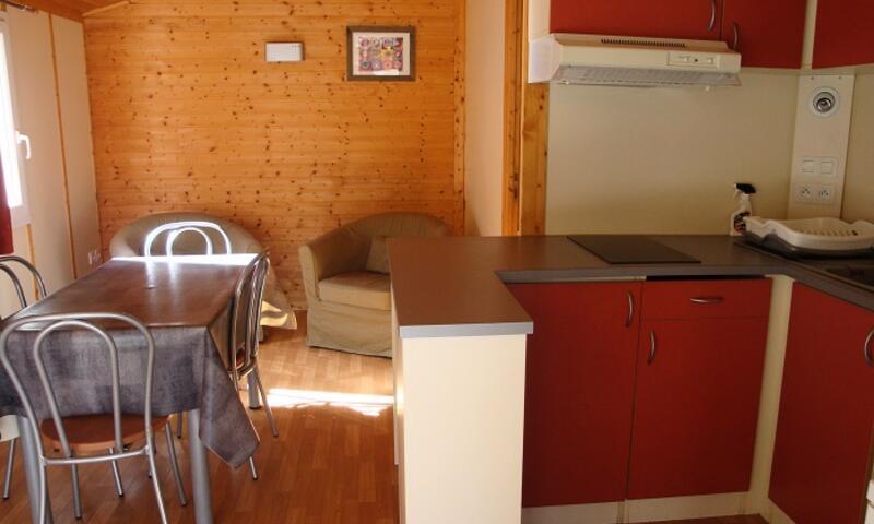 Vacanze in montagna Chalet 3 stanze per 4 persone (35m²) - Camping Le Pas de l'Ours - Aston - Esteriore estate