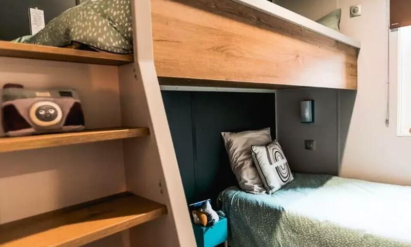 Urlaub in den Bergen 3-Zimmer-Mobilheim für 4 Personen (20m²) - Camping Les Fontaines - Lathuile - Draußen im Sommer