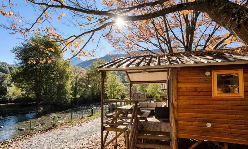 Holiday in mountain resort 3 room Mobil-Home 5 people (39m²) - Camping Maeva Escapades des Gaves - Laruns - Summer outside