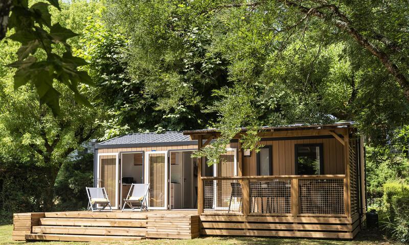 Vacances en montagne Mobil-Home 4 pièces 6 personnes (30m²) - Camping Romanée La Ferme de la Serraz - Doussard - Extérieur été