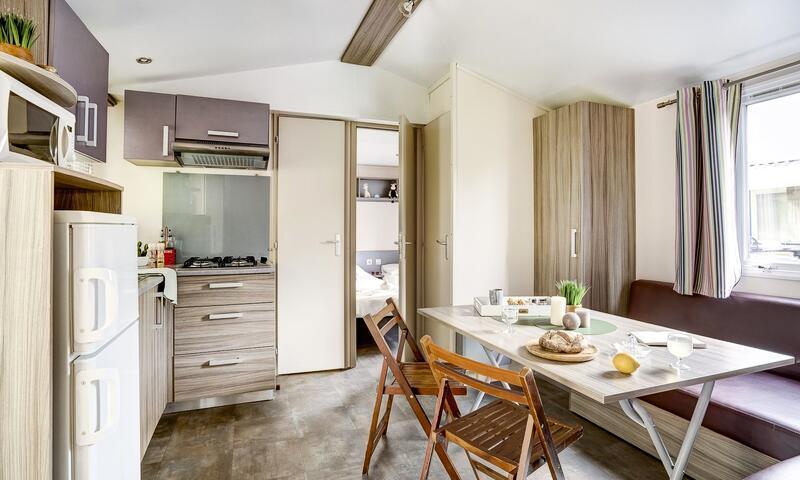 Vacaciones en montaña Mobil-Home 4 piezas para 7 personas (29m²) - Camping Sandaya la Nublière - Doussard - Verano