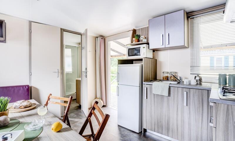 Vakantie in de bergen Mobile-Home 4 kamers 7 personen (29m²) - Camping Sandaya la Nublière - Doussard - Buiten zomer