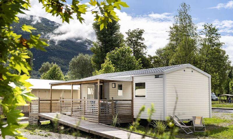 Vakantie in de bergen Mobile-Home 3 kamers 4 personen (34m²) - Camping Sandaya la Nublière - Doussard - Buiten zomer