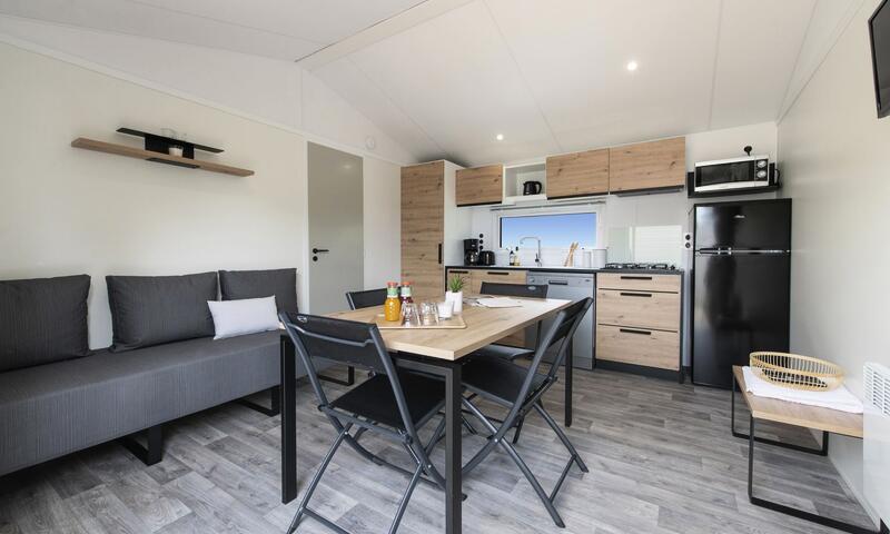 Vacances en montagne Mobil-Home 3 pièces 4 personnes (33m²) - Camping Sandaya la Nublière - Doussard - Extérieur été