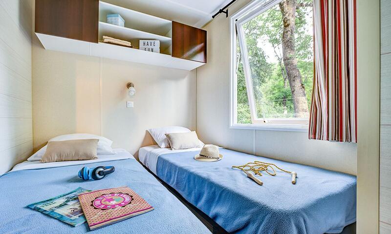 Vakantie in de bergen Mobile-Home 4 kamers 7 personen (39m²) - Camping Sandaya le Domaine du Verdon - Castellane - Buiten zomer