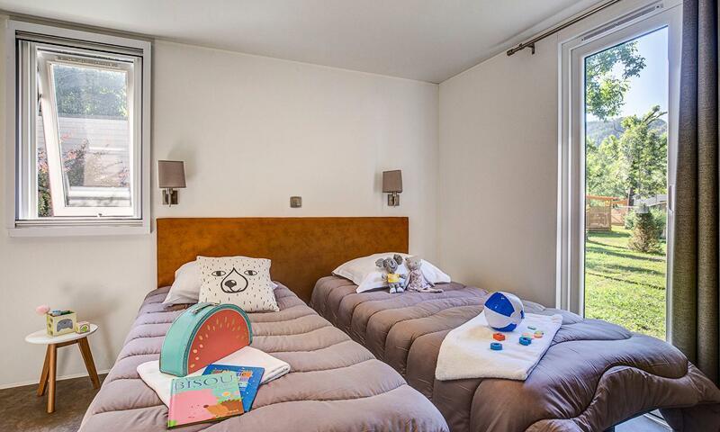 Urlaub in den Bergen 3-Zimmer-Mobilheim für 4 Personen (40m²) - Camping Sandaya le Domaine du Verdon - Castellane - Draußen im Sommer