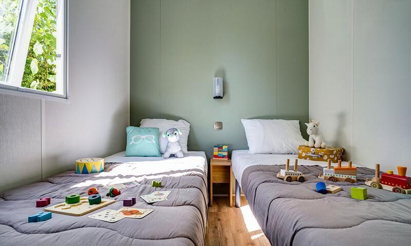 Urlaub in den Bergen 7-Zimmer-Mobilheim für 10 Personen (62m²) - Camping Sandaya le Domaine du Verdon - Castellane - Draußen im Sommer