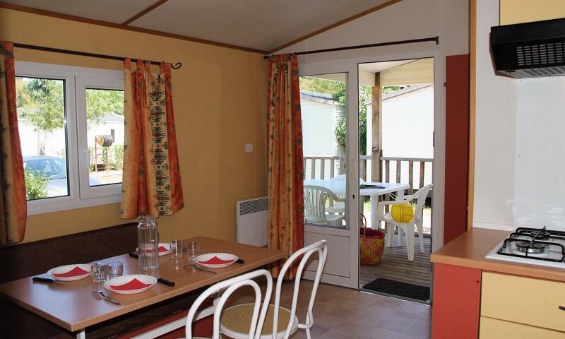 Vakantie in de bergen Mobile-Home 3 kamers 6 personen (28m²) - Camping Tikayan La Pinatelle - Saint-Auban - Buiten zomer