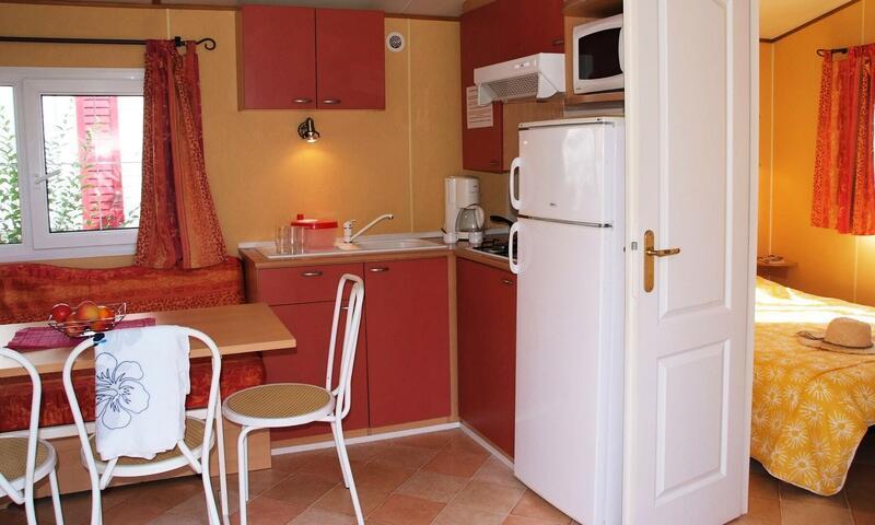 Vakantie in de bergen Mobile-Home 4 kamers 8 personen (32m²) - Camping Tikayan La Pinatelle - Saint-Auban - Buiten zomer