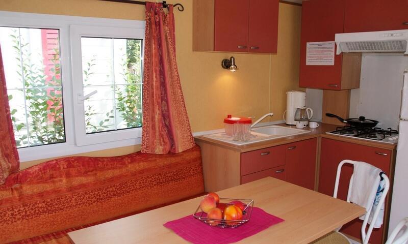 Holiday in mountain resort 4 room Mobil-Home 8 people (32m²) - Camping Tikayan Saint Clair - Moustiers-Sainte-Marie - Summer outside