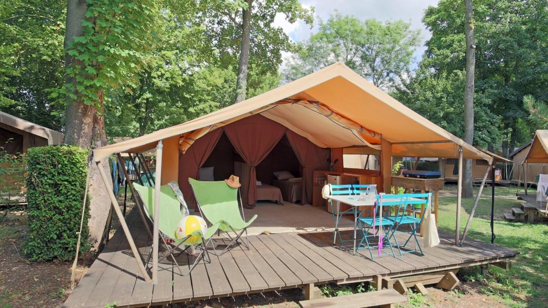 Urlaub in den Bergen 3-Zimmer-Zelt für 5 Personen (Classic 4) - Camping Vallouise - Vallouise - Terrasse