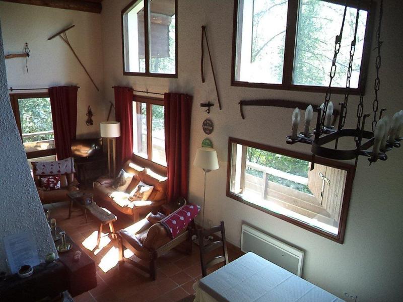 Holiday in mountain resort 4 room duplex chalet 11 people (CHANDE) - Chalet 11 Personnes - Les Orres - Living room