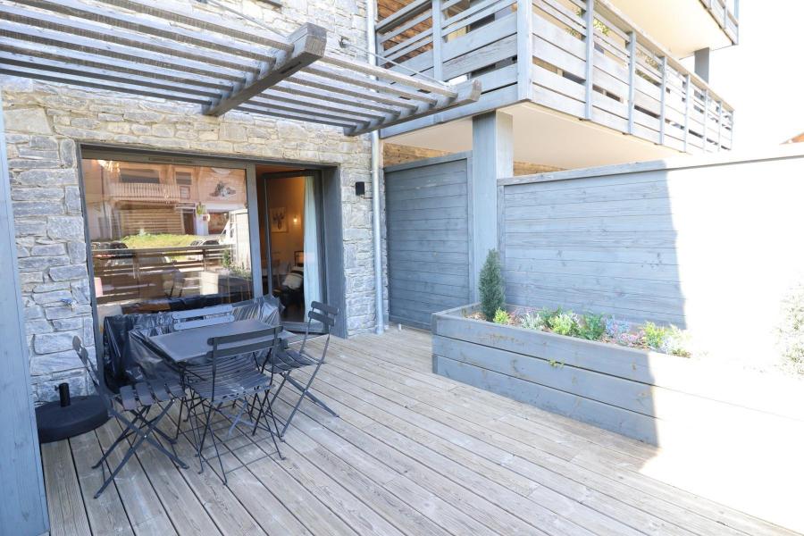 Holiday in mountain resort Studio cabin 6 people - Chalet 1839 - Les Gets - Terrace