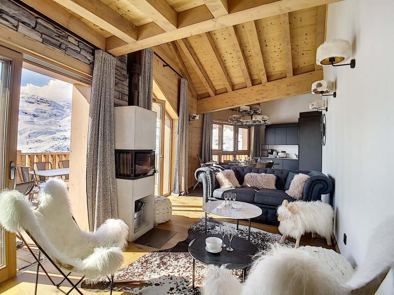 Holiday in mountain resort 4 room duplex apartment 6 people (302) - Chalet 2000 - Les Menuires - Living room