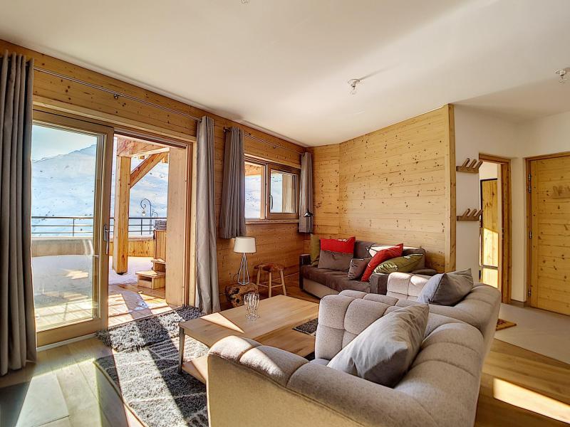 Vakantie in de bergen Appartement 4 kamers 4-6 personen (102) - Chalet 2000 - Les Menuires - Woonkamer