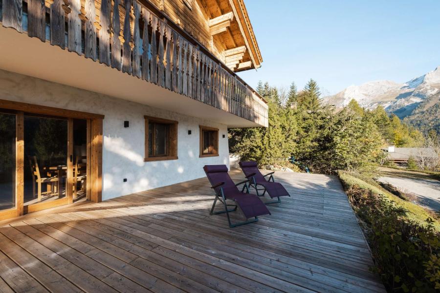 Vacanze in montagna Chalet Alpanou - La Clusaz - Terrazza