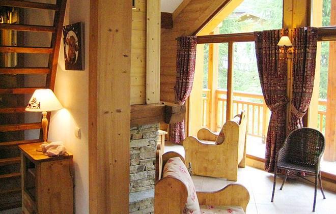Holiday in mountain resort Chalet Alpen Roc - Valloire - Living room