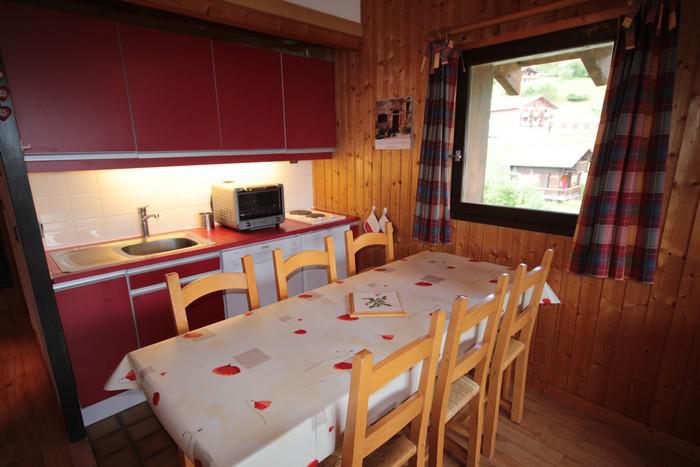 Vakantie in de bergen Appartement 2 kamers 6 personen (012) - Chalet Alpenrose - Les Saisies - Woonkamer