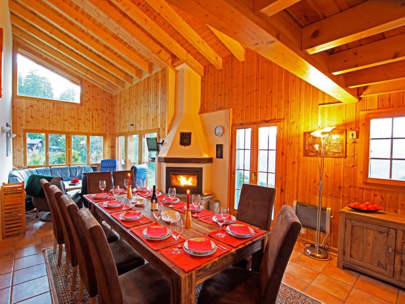 Vacances en montagne Chalet Alpina P12 - La Tzoumaz - Salle à manger