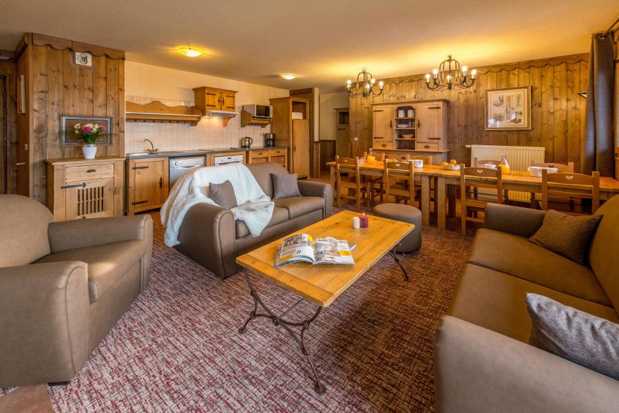 Holiday in mountain resort 5 room apartment 8-10 people - Chalet Altitude - Les Arcs - Living room