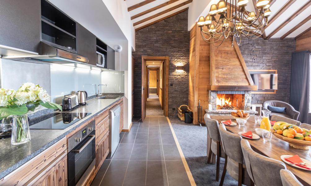 Holiday in mountain resort 5 room apartment 8 people - Chalet Altitude - Val Thorens - Dining area