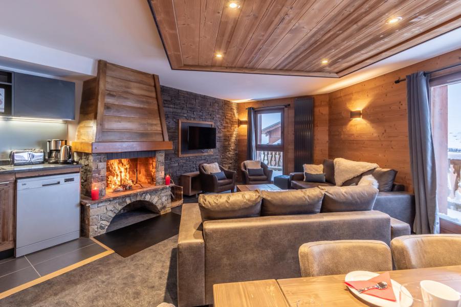 Holiday in mountain resort 6 room apartment 10 people - Chalet Altitude - Val Thorens - Dining area