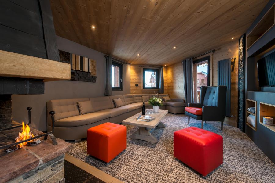 Holiday in mountain resort 7 room apartment 12-14 people - Chalet Altitude - Val Thorens - Living room