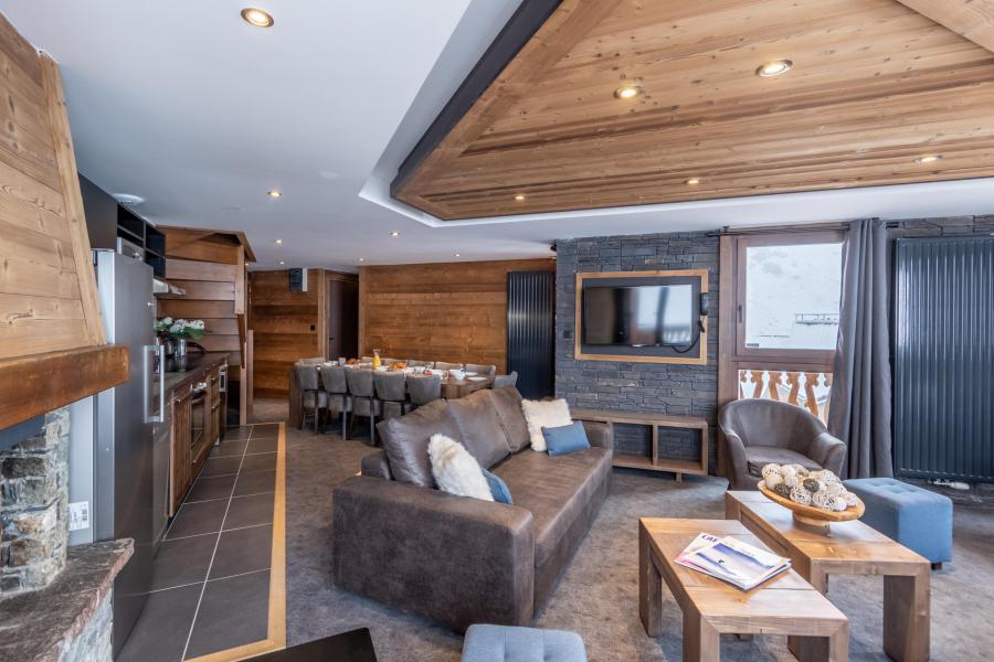 Urlaub in den Bergen 7 Zimmer Maisonettewohnung für 12 Personen - Chalet Altitude - Val Thorens - Sitzbank