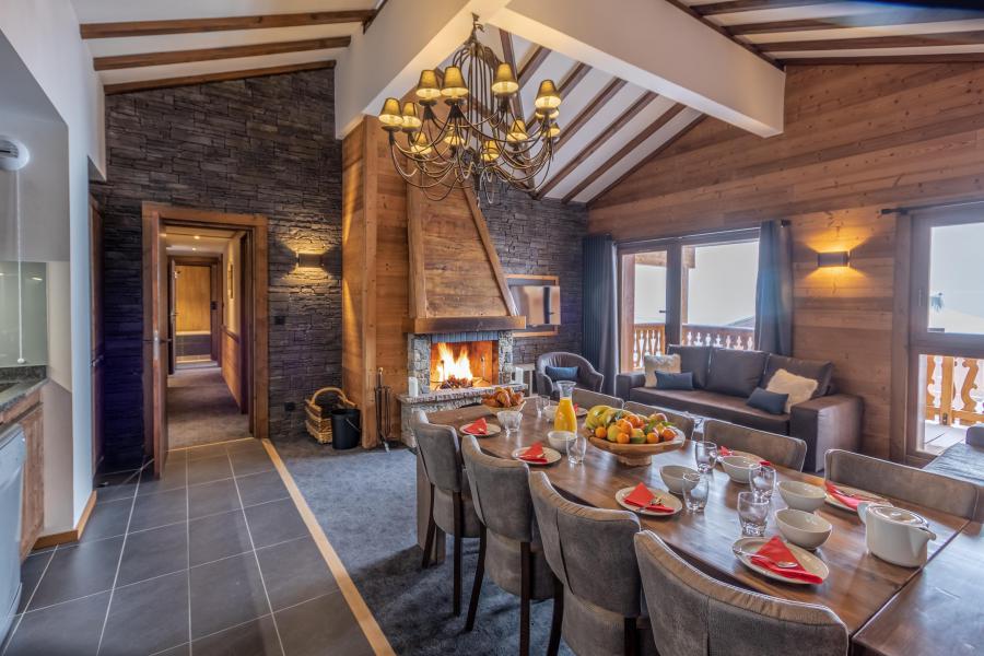 Urlaub in den Bergen Chalet Altitude - Val Thorens - Wohnzimmer