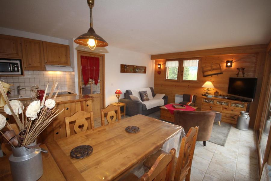 Vakantie in de bergen Appartement 3 kabine kamers 7 personen (4) - Chalet Amelie - Les Saisies - Woonkamer