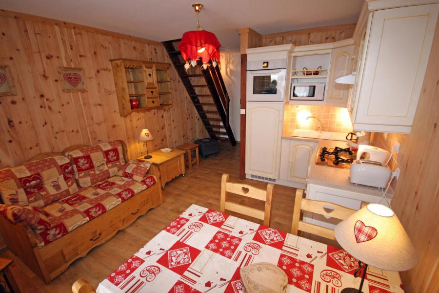Holiday in mountain resort 3 room duplex apartment 4 people - Chalet Antarès - Valloire - Living room