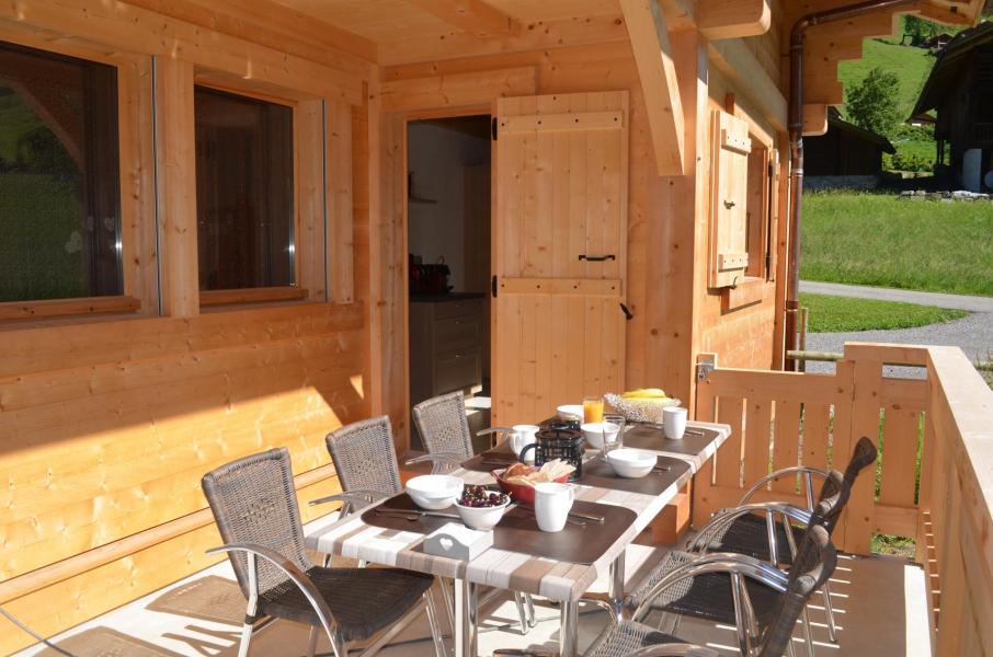 Vakantie in de bergen Chalet triplex 5 kamers 10 personen - Chalet Antoline - Le Grand Bornand - Balkon