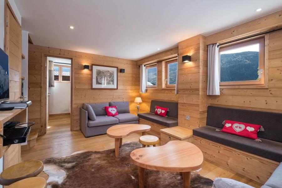 Urlaub in den Bergen 5 Zimmer Chalet für 8 Personen - Chalet Arbe - Méribel - Wohnzimmer